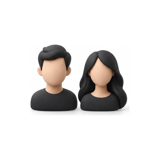 Icono de un hombre y una mujer